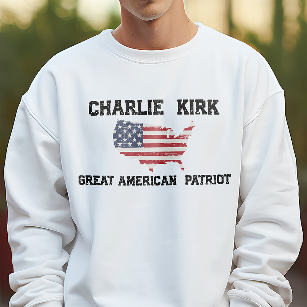 Charlie Kirk Great American Patriot Bright Shirt HA75 64426