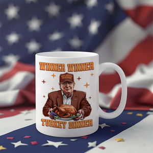 Trump Great Again Winner Turkey Dinner White Mug LM32 63917