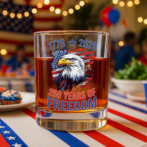 America Semiquincentennial 250 Years Of Freedom Whiskey Glass CH07 896706
