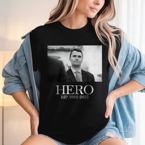 Hero Charlie Kirk American Hero Dark Shirt HO82 65826