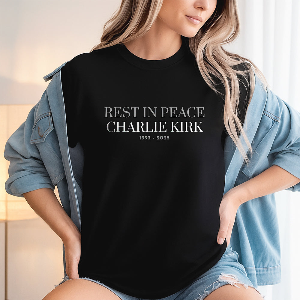 Rest In Peace Charlie Kirk 1993 - 2025 Dark Shirt HO82 65842