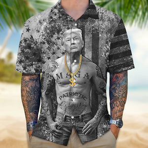 Funny Donald Trump Gangters Hawaii Shirt T286 62456