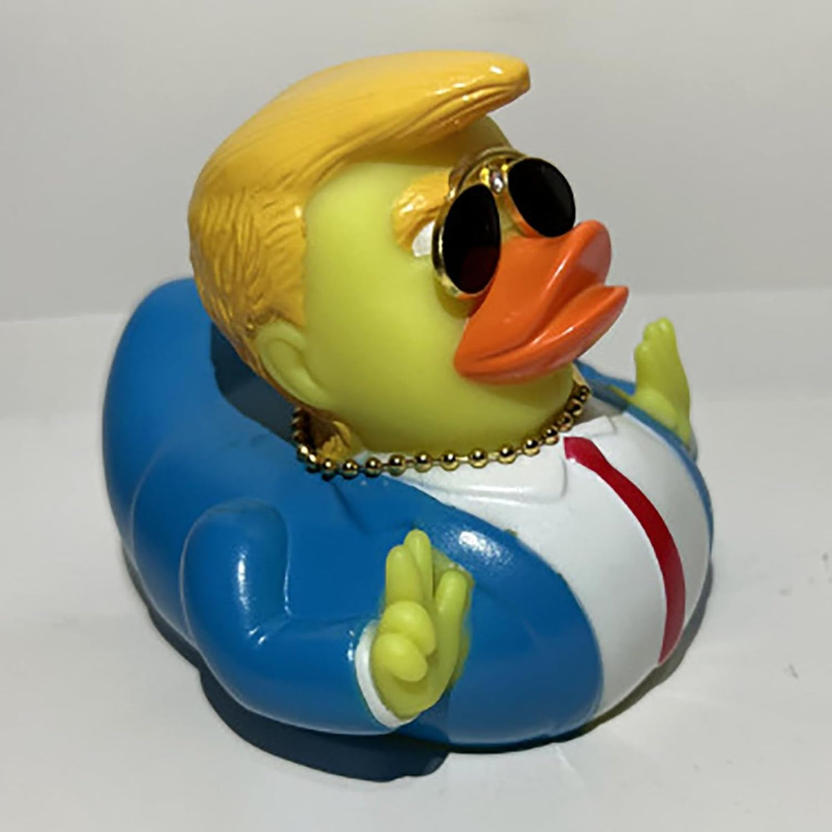 Jeeps Duck Trump 2024 Rubber Duckies Proud Patriots the Trumpinator Trump Merchandise Trump Supporters and Patriotic Americans Trump Gifts Baby Bath Ducking Trump Collection Car Décoration for Kids