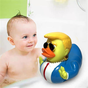 Jeeps Duck Trump 2024 Rubber Duckies Proud Patriots the Trumpinator Trump Merchandise Trump Supporters and Patriotic Americans Trump Gifts Baby Bath Ducking Trump Collection Car Décoration for Kids