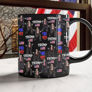 Trump - Embrace Success with a Little Bit of Crazy Black Mug LM32 65077