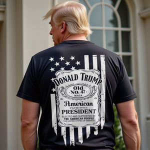 Donald Trump No 47 America Patriotic President Back Shirt HO82 65500