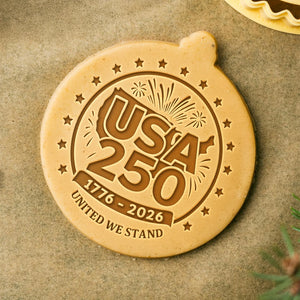 USA 250 Anniversary 1776-2026 United Westand Cookie Stamp HO82 900668