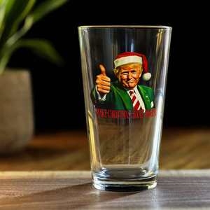 Make Christmas Great Again With Trump Beer Glass HA75 63661