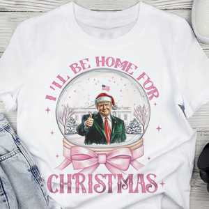 I'll Be Home For Christmas Donald Trump Shirt HA75 63646