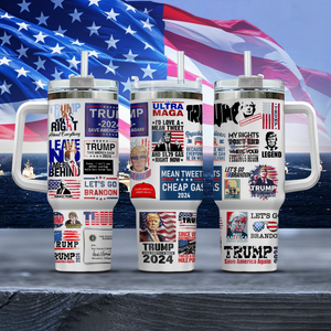 Trump 2024 Take America Back Tumbler Iron Ring 40oz TA29 62460