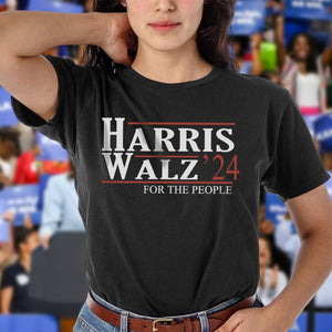 Kamala Harris Tim Walz Waltz For The People Dark Shirt HO82 65094