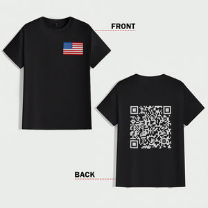 Funny QR President Trump 45 47 Dancing Back And Front Dark Shirt HA75 64166