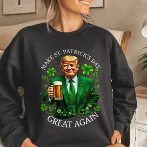 Trump Make ST. Patricks Day Great Again Dark Shirt CH07 67252