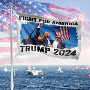 Fight For America Donald Trump House Flag TH10 63067