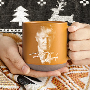 Custom Name President Donald Trump Pottery Mug HA75 63622