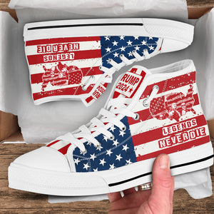 Legends Never D** Trump 2024 High Top Shoes HO82 63282