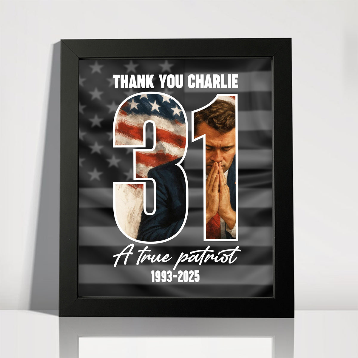 Thank You Charlie Kirk A True Patriot Picture Frame HO82 65988