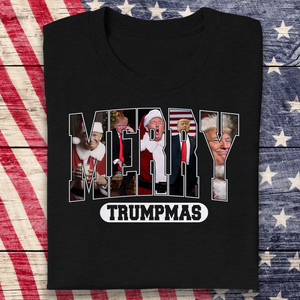 Merry Trumpmas Dark Shirt Funny Christmas Gift For Trump Lovers HA75 67072