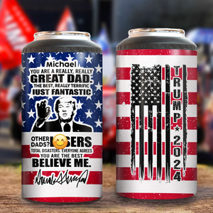 Great Dad Donald Trump 2024 Can Cooler N369 HO82 62976