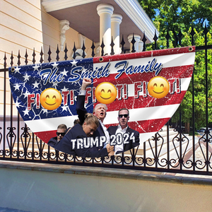 Fi**t Fi**t Fi**t Legends Never D** Donald Trump Non-Pleated Fan Flag HO82 63284