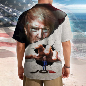 Trump Break The Wall Hawaii Shirt N369 62561
