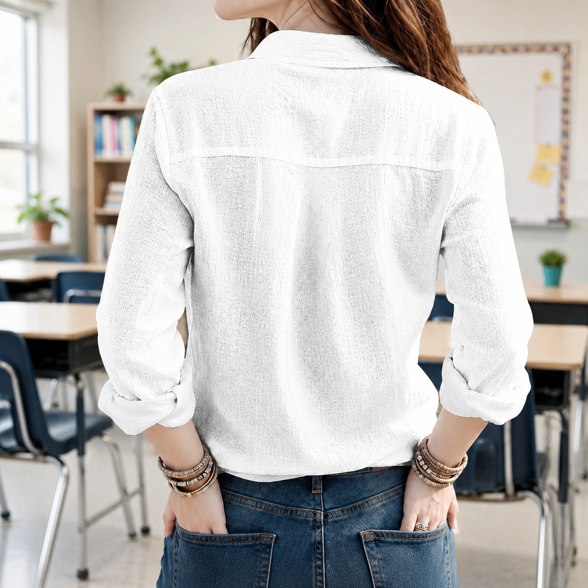 Custom Teacher Name Back To School Blouse Shirt CH07 180024
