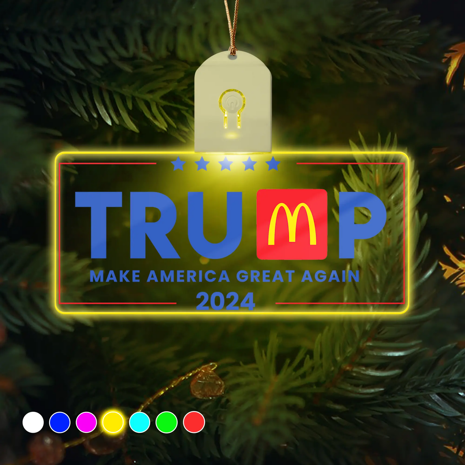 Trump MAGA Led Ornament TH10 64075