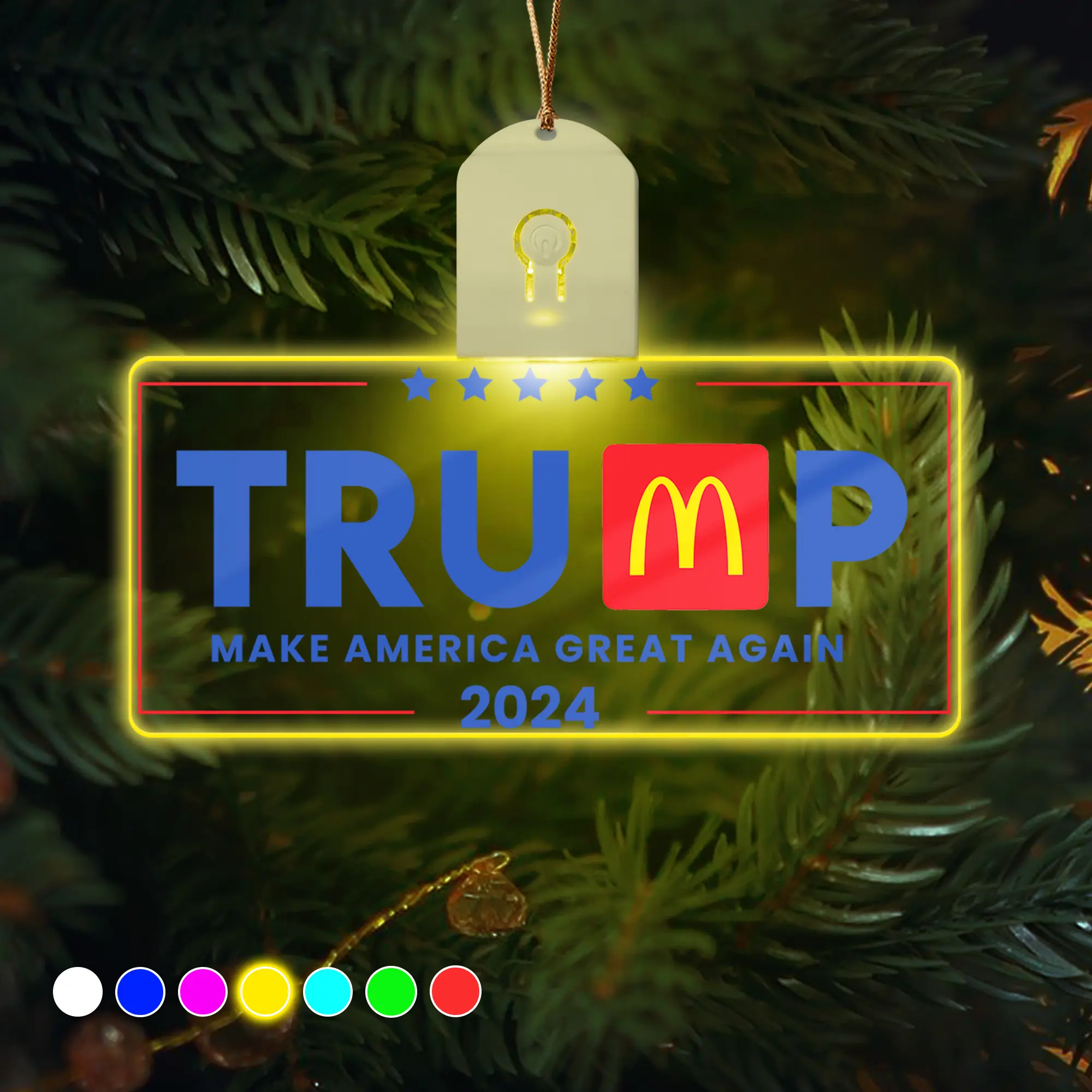 Trump MAGA Led Ornament TH10 64075