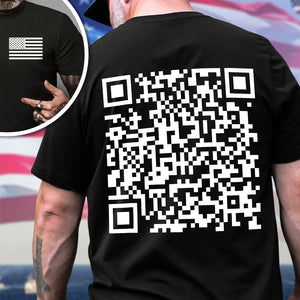 Funny QR President Trump 45 47 Dancing Back And Front Dark Shirt HA75 64166