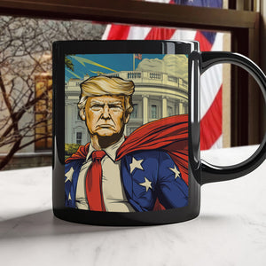 Donald Trump Hero For USA  Black Mug HO82 65380