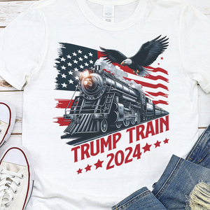 Trump Train 2024 Bright Shirt for Patriotic Fans Bright Shirt LM32 63929