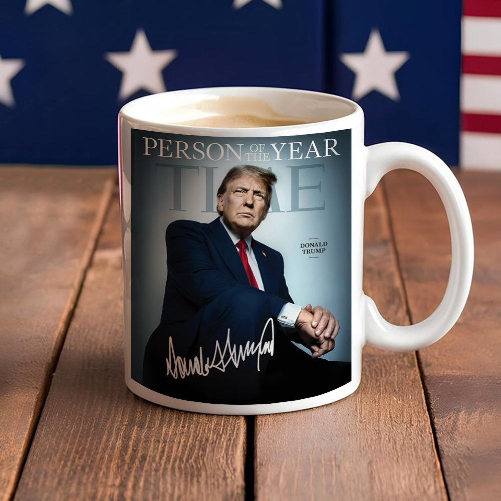 President Donald Trump Person Of The Year White Mug HA75 64190