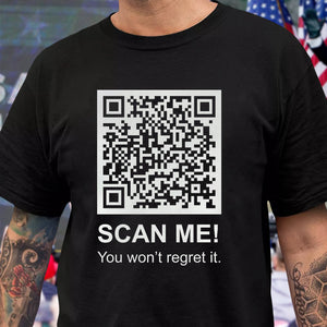 Funny Trump QR Code Dance - Scan me! Dark Shirt HA75 64178