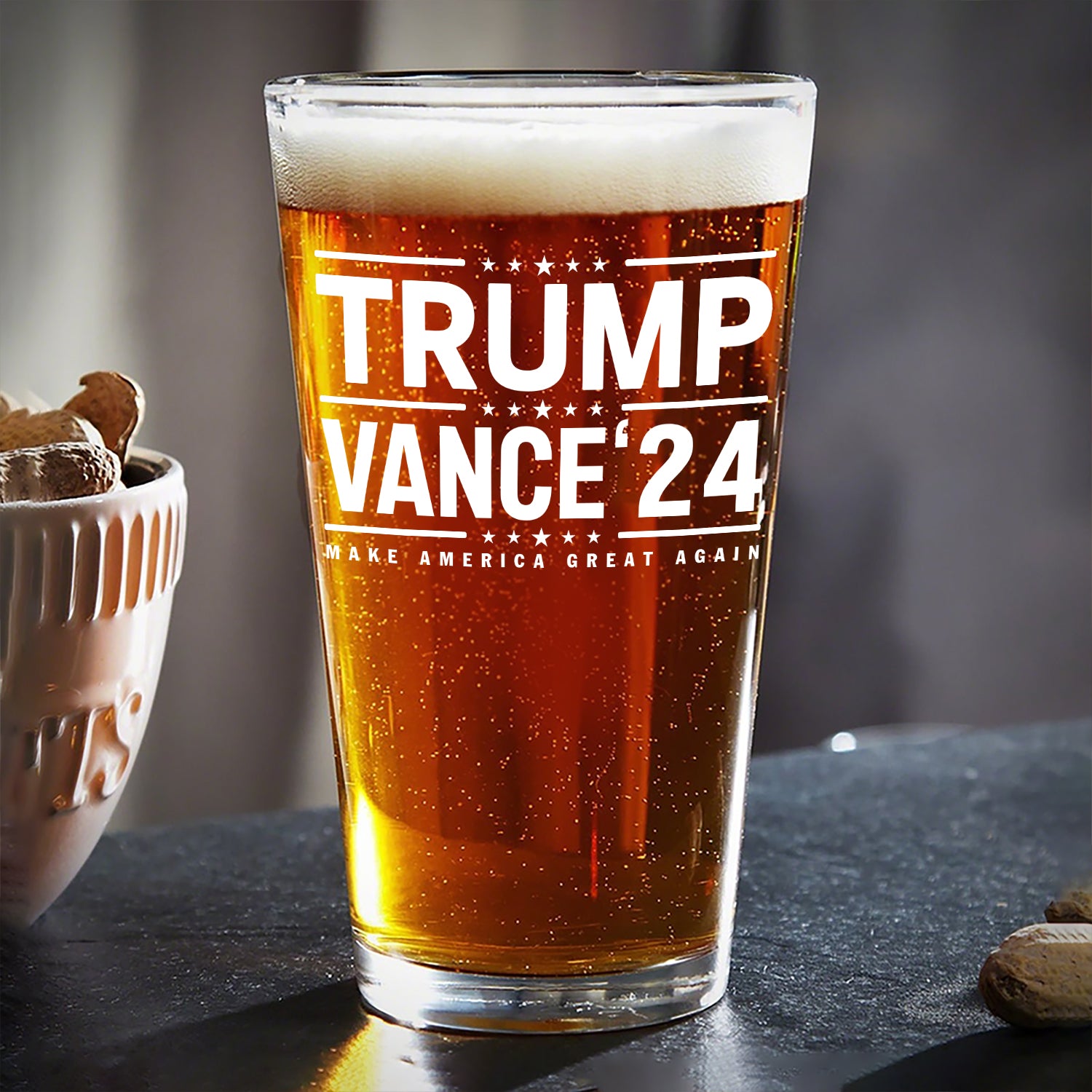 Make America Great Again Trump Vance 2024 Beer Glass LM32 63701