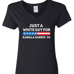 Just A White Guy For Kamala Harris '24 Dark Shirt HO82 65098