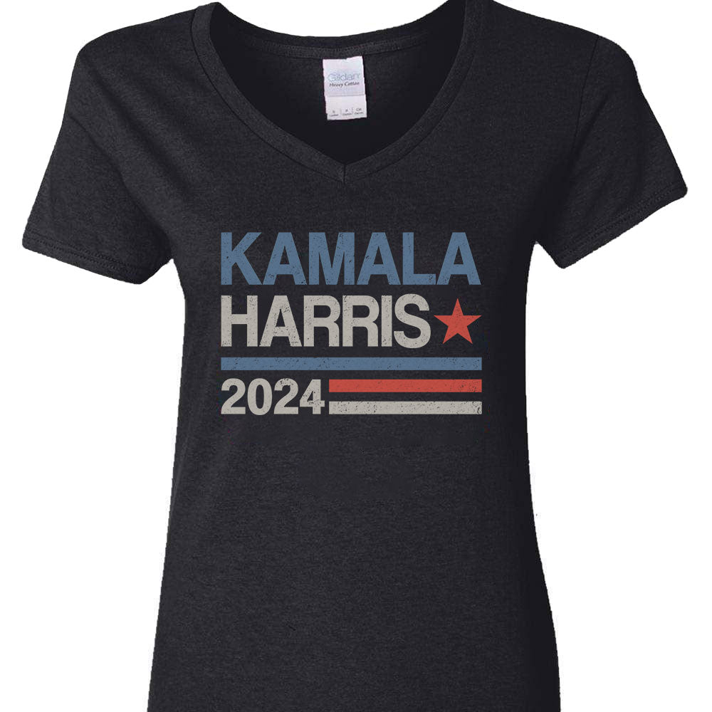 Vintage Kamala Harris 2024 For President Election Dark Shirt HO82 65100