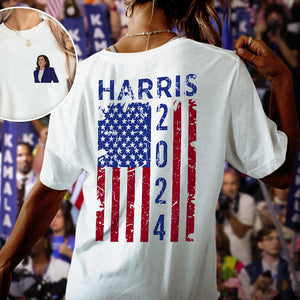 Custom Clipart Kamala 2024 Back&Front Shirt TH10 63403