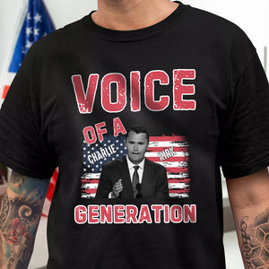 Voice Of A Generation Charlie Kirk Dark Shirt HO82 65958