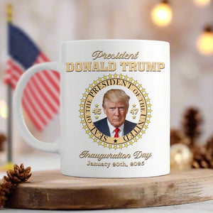 President Donald Trump White Mug HA75 64062