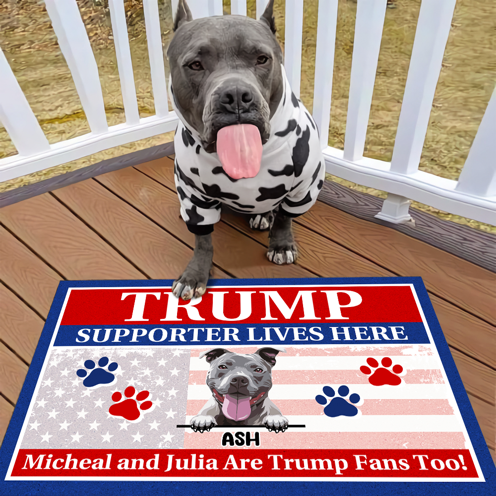 Trump Supporters Live Here Doormat T368 HA75 63388