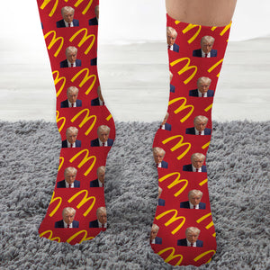 Trump Magadonald Trump 2024 Republican MAGA Socks HO82 65520