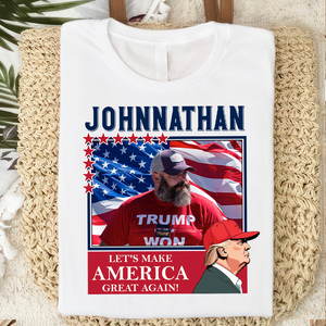 Custom Photo Let's Make America Great Again Trump Shirt HA75 62718