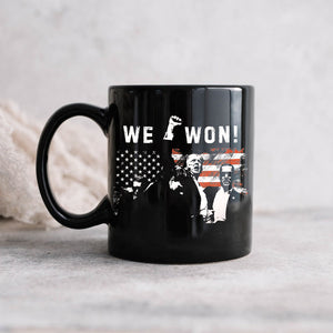 Trump We Won Inauguration 47 US President 2025 Election Mug HO82 65220