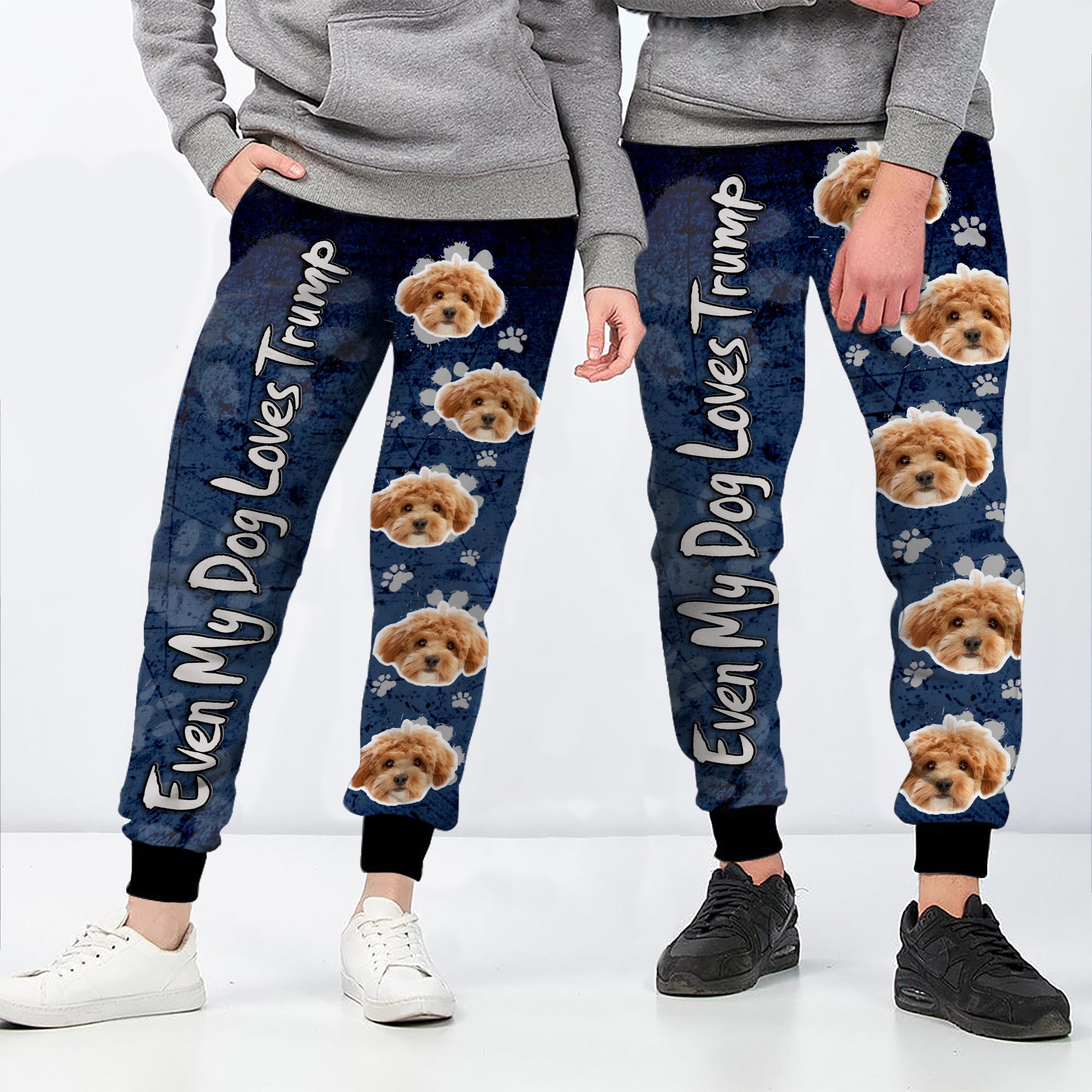 Custom Dog Photo Even My Dog Love Trump Sweatpants TH10 64195