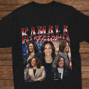 Kamala Harris 2024 Let's Finish the Job Bootleg Vote Democrat Shirt HO82 63390