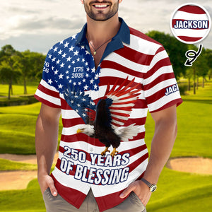 Personalized 250 Years of Freedom Flag, 1776–2026 Eagle Betsy Hawaii Shirt HO82 901202