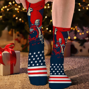 Trump Rally Trump Fight Socks HO82 65516