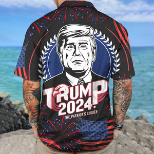 Trump 2024 The Patriot’s Choice Hawaiian Shirt DM01 62859