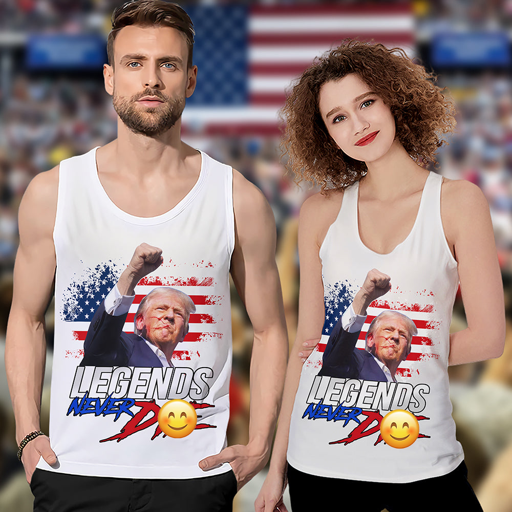 Legends Never D** Donald Trump Tanktop TH10 63221