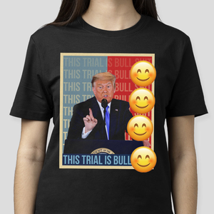 Donald Trump This Trial President 2024 Dark Shirt HO82 62602